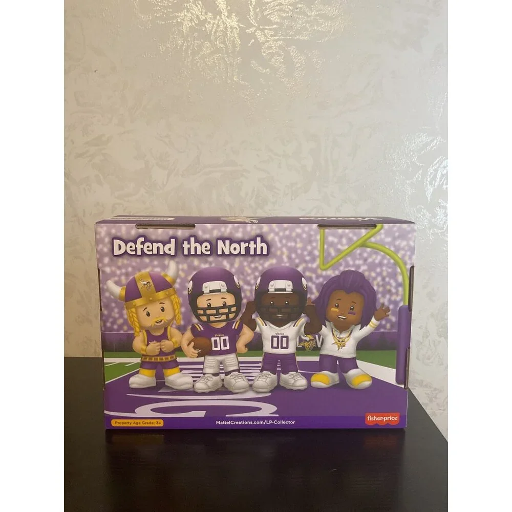 Fisher Price Little People Vikings Football Collectors Set SKOL #2